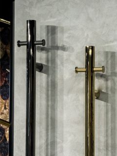 Полотенцесушитель электрический Boheme Uno 726-SGM 150x12 см оружейная сталь глянец